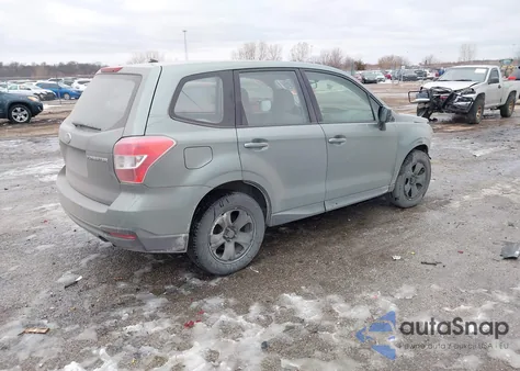 2015 Subaru Forester 2.5I из США, поврежденный, VIN JF2SJAAC8FH537053